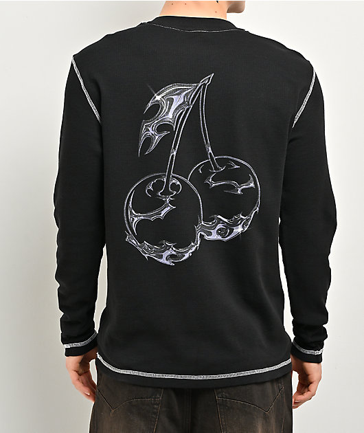 Vitriol Rebuff Black Thermal Long Sleeve T-Shirt