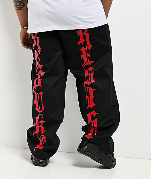 Vitriol Rebuke Black Twill Pants