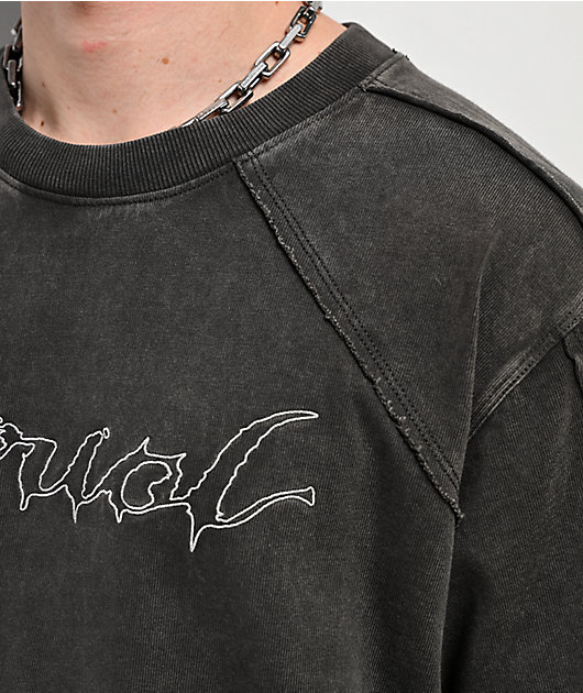 Vitriol Reckoning Grey Wash Boxy T-Shirt