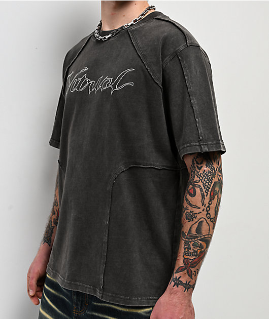 Vitriol Reckoning Grey Wash Boxy T-Shirt