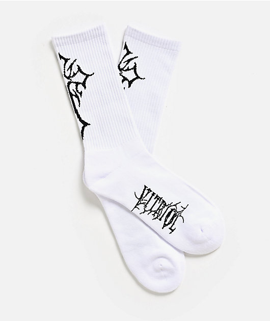 Vitriol Rectify White Crew Socks