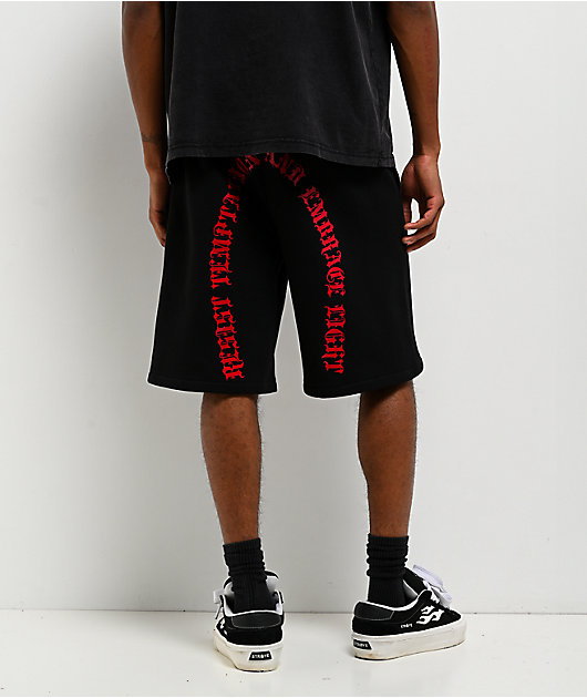 Vitriol Resist Black Sweat Shorts | Zumiez