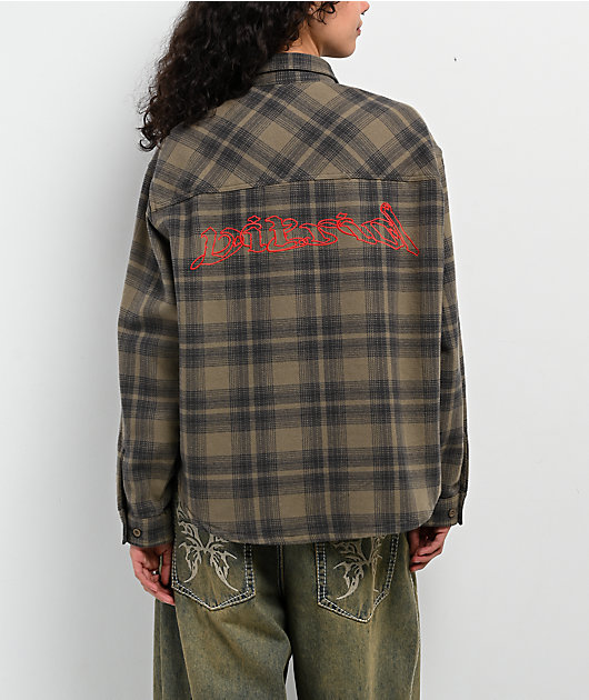 Vitriol Revival Green Flannel Shirt