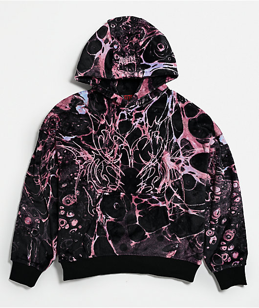 Vitriol Ryder Toxic Pink Sherpa Hoodie | Zumiez