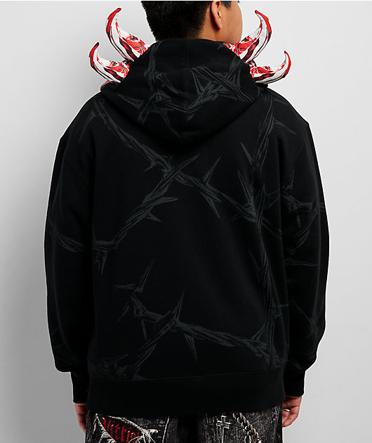 Vitriol Sacril Black Zip Hoodie | Zumiez
