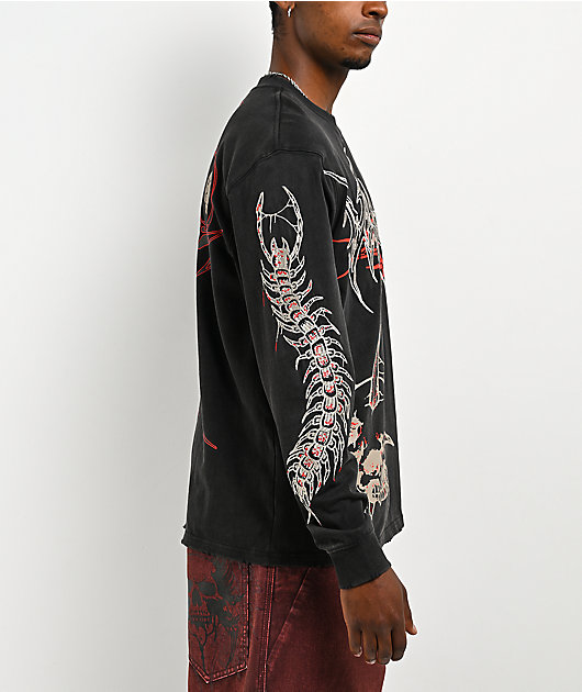 Vitriol Scorn Black Long Sleeve T-Shirt