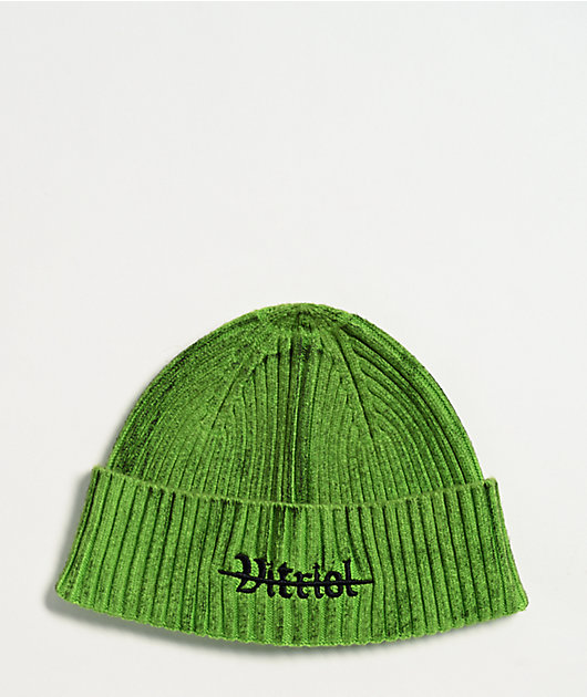 Vitriol Seaburn Spray Green Beanie | Zumiez