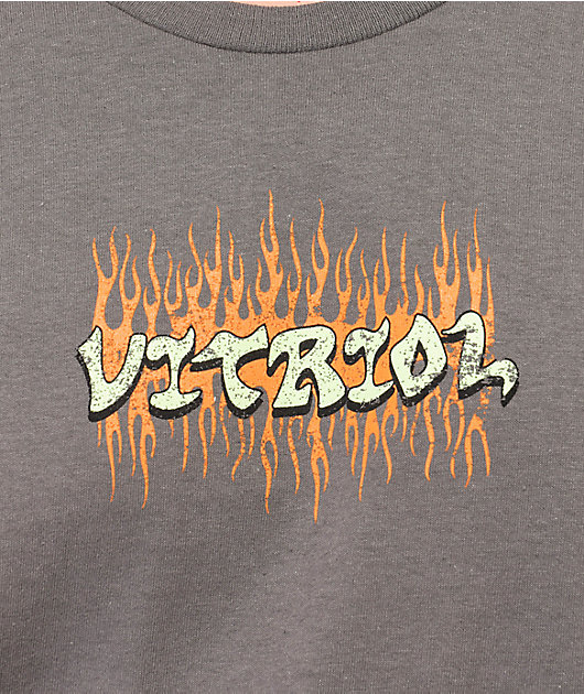 Vitriol See U In Heck Black Wash T-Shirt