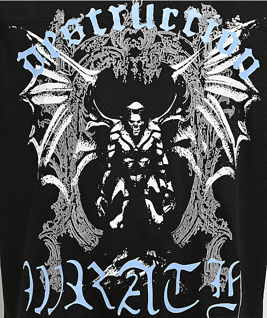 Vitriol Shadow Crawl Black Crop Football Jersey