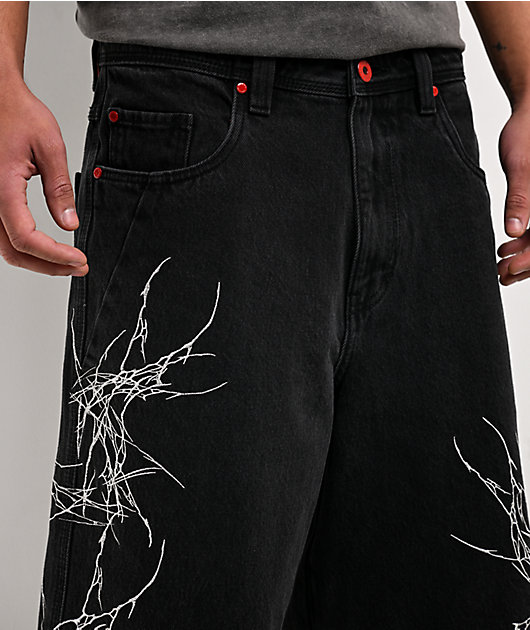 Vitriol Siphon Descend Black Ultra Loose Denim Shorts | Zumiez