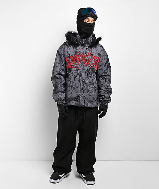 Vitriol Slate Black Denim Snowboard Pants 2027
