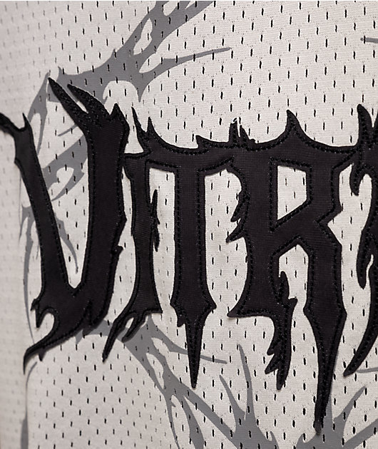 Vitriol Spawn Off White Boxy Crop Football Jersey