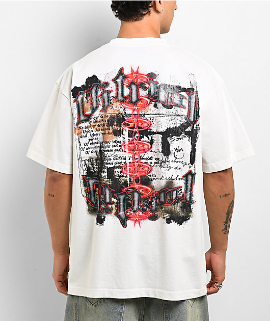 Vitriol Stain White T-Shirt