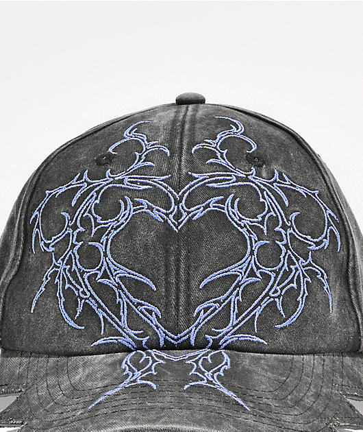 Vitriol Stoker Black Wash Strapback Hat