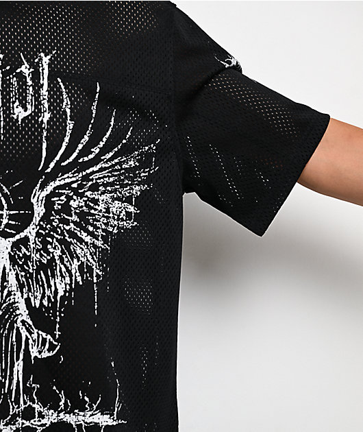 Vitriol Summoned Black Crop Football Jersey