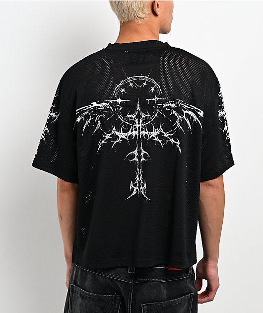 Vitriol Summoned Black Crop Football Jersey