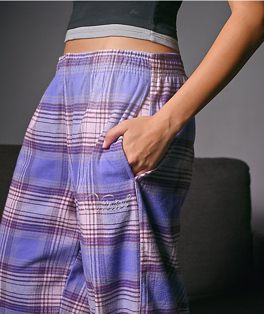Vitriol Summoned Light Purple Plaid Lounge Pants