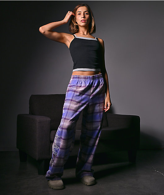 Vitriol Summoned Light Purple Plaid Lounge Pants
