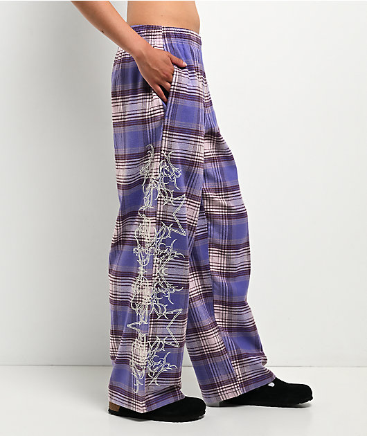 Vitriol Summoned Light Purple Plaid Lounge Pants