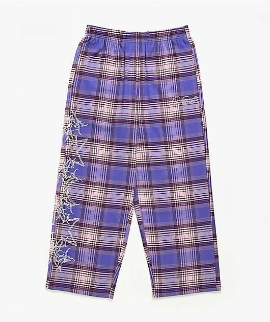 Vitriol Summoned Light Purple Plaid Lounge Pants