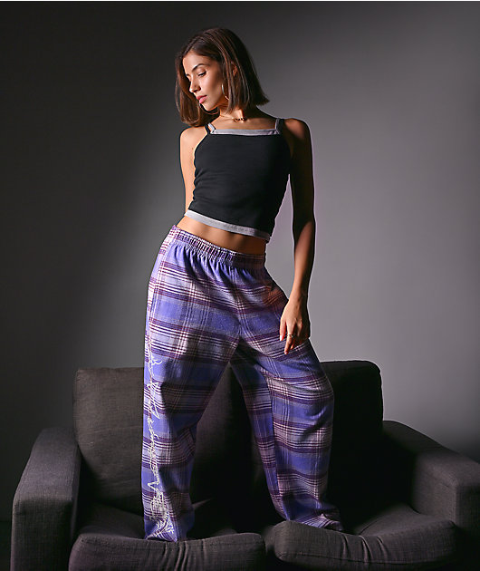 Vitriol Summoned Light Purple Plaid Lounge Pants