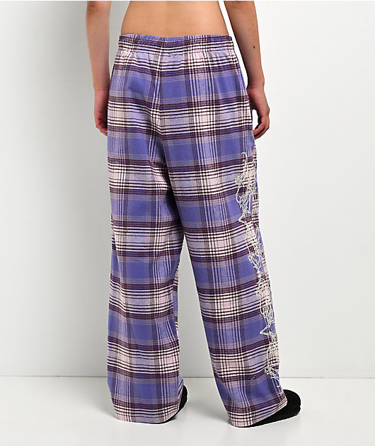 Vitriol Summoned Light Purple Plaid Lounge Pants