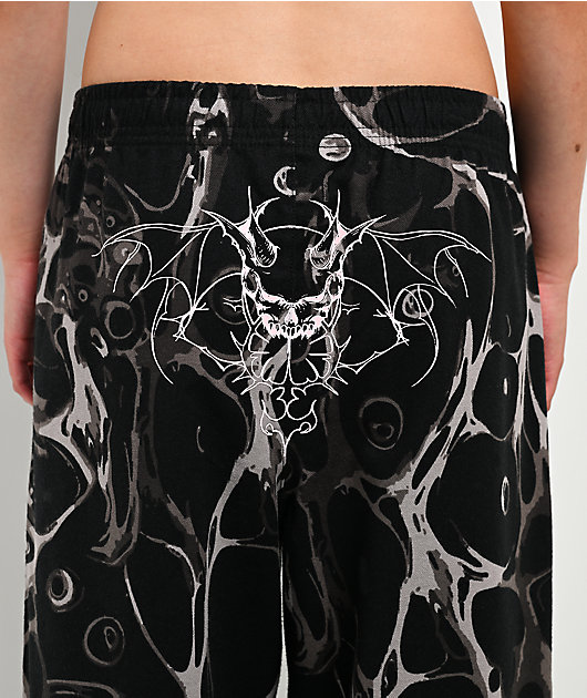 Vitriol Summoned Marble Black Lounge Pants