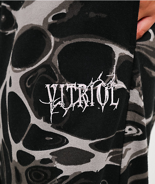 Vitriol Summoned Marble Black Lounge Pants