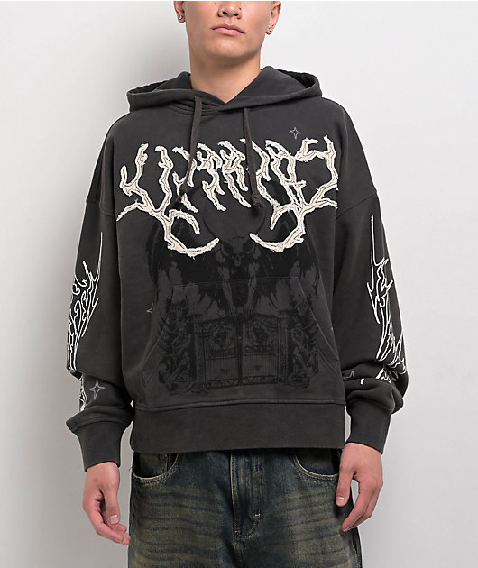 Vitriol Thunder Black Wash Boxy Hoodie | Zumiez