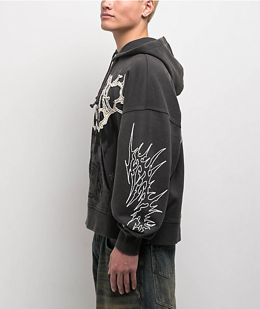 Vitriol Thunder Black Wash Hoodie | Zumiez