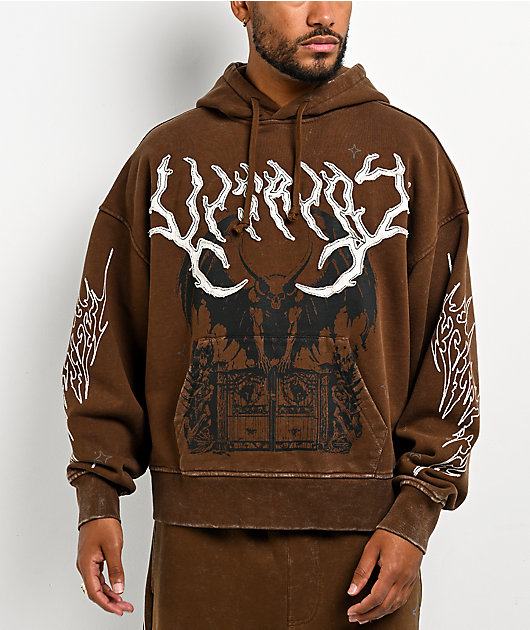 Vitriol Thunder Brown Wash Hoodie | Zumiez