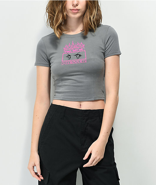 Vitriol Verity Anime camiseta gris corta