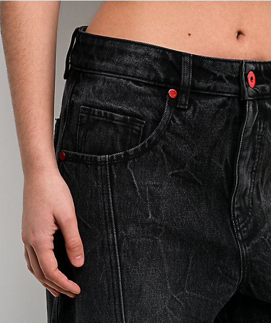Vitriol Verona Tie Me Knot Black Wash Jeans