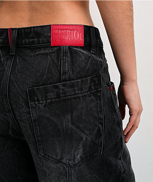Vitriol Verona Tie Me Knot Black Wash Jeans