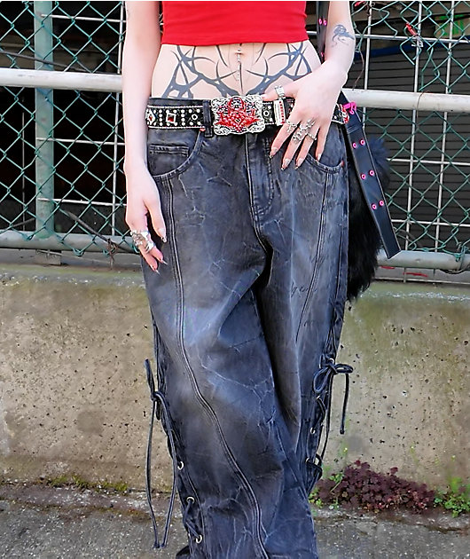Vitriol Verona Tie Me Knot Black Wash Jeans video