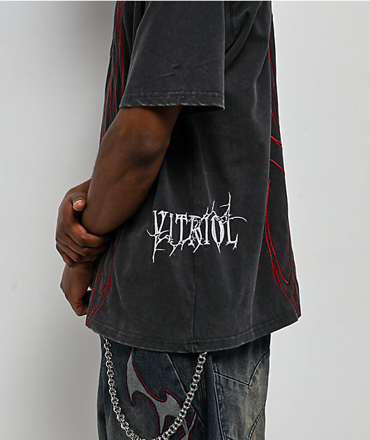 Vitriol Vertebrae Black T-Shirt