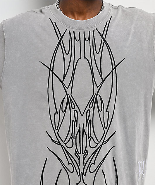 Vitriol Vertebrae Grey T-Shirt