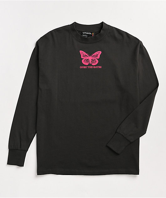 vitriol butterfly black sweatpants