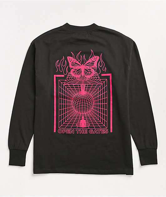 Vitriol Vicky Butterfly Grey Long 