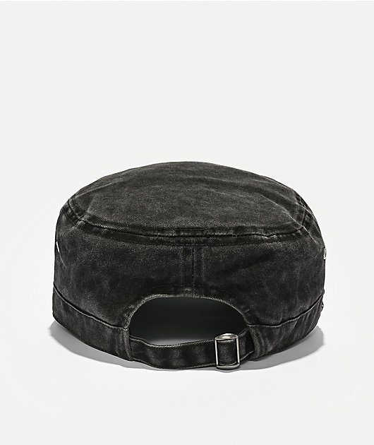 Vitriol Viggo Distressed Black Military Hat