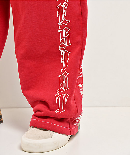Vitriol Void Arches Red Sweatpants