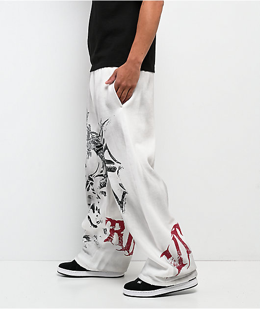 Vitriol Void Ashes White Sweatpants
