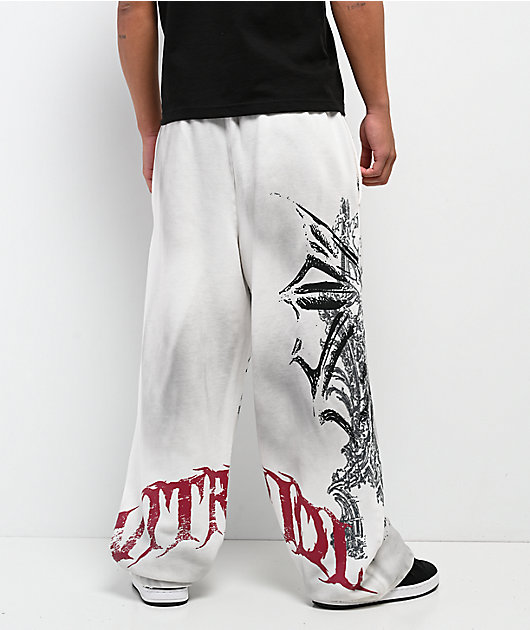 Vitriol Void Ashes White Sweatpants