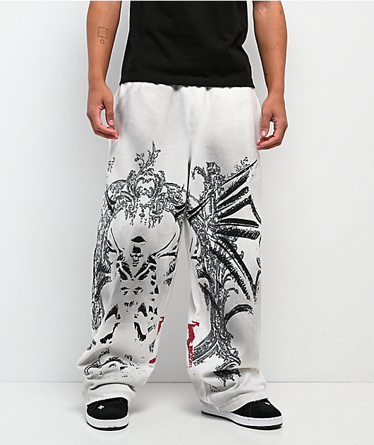 Vitriol Void Ashes White Sweatpants