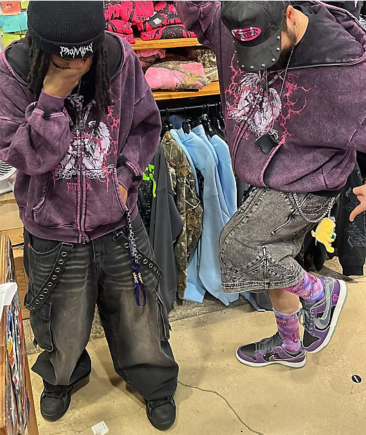 F.E.A.R レザーバングル　under cover soloist ユリウス Vitriol Void Strap Black Wash Ultra Wide Cargo Jeans | Zumiez