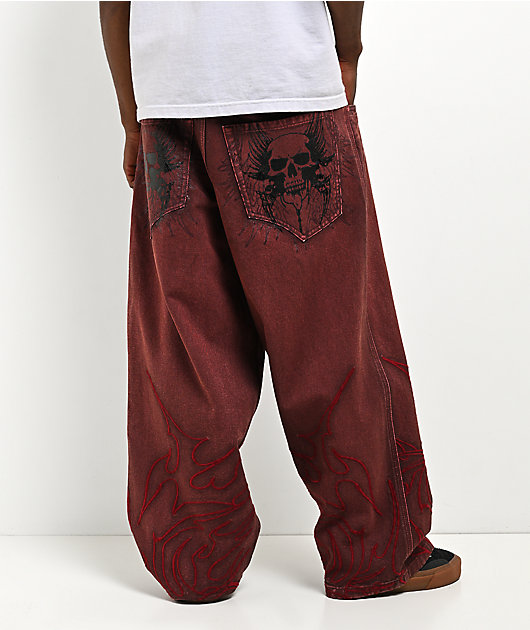 Vitriol Void Tetanus Wash Ultra Wide Canvas Pants