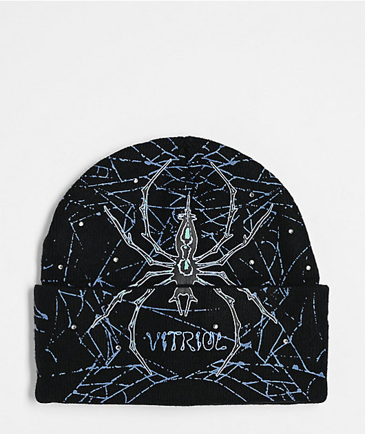 Vitriol Web Of Lies Black Beanie