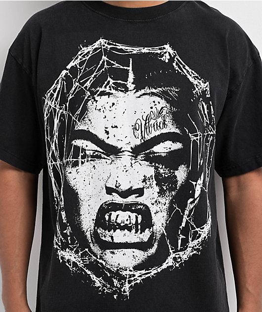 Vitriol Web Shawty Black Wash T-Shirt