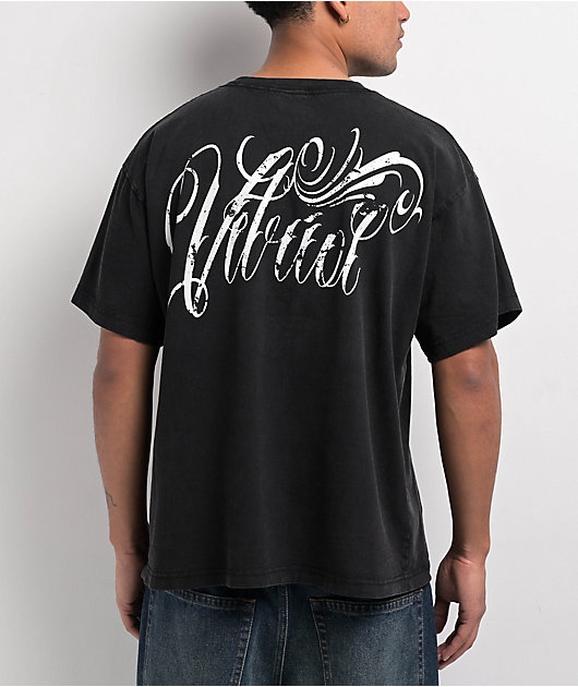 Vitriol Web Shawty Black Wash T-Shirt