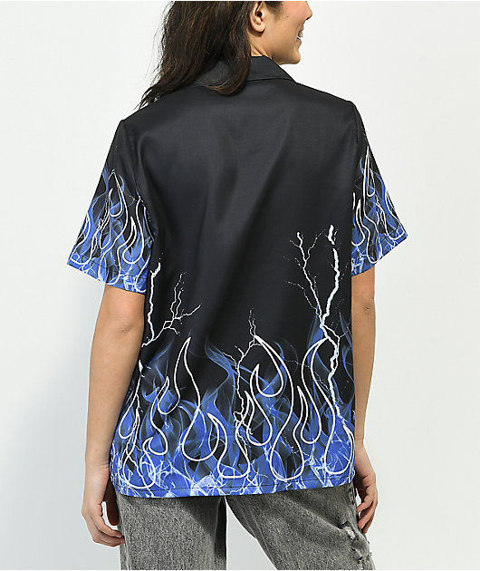 Vitriol Ziggy Anime Flame camisa negra